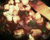 A picture of step 6 of Chilli Paneer.