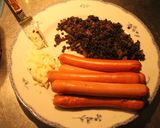 Foto del paso 4 de la receta: Lentejas Beluga en ensalada y salchichas de pavo