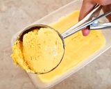 A picture of step 7 of Mango ice cream 😻.