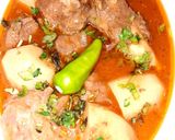 A picture of step 6 of Aloo Gosht.