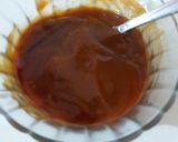 A picture of step 4 of Crispy Chicken Steak with Mushroom Barbecue Sauce.