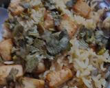 A picture of step 5 of Vegetables soya chunk Biryani cauliflower.