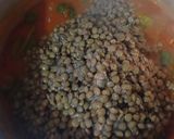 A picture of step 5 of Kamande (Brown daal/ brown lentil stew).