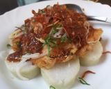 Foto langkah ke 2 dari resep Tahu Telor Bumbu Kacang.