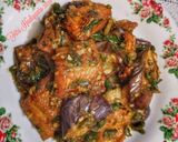 Foto langkah ke 4 dari resep Ikan Asin Gabus Terong Cabai Hijau 🐟🍆.