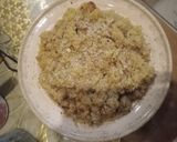 A picture of step 3 of Egg Bread Halwa.Anda bread hlwa.