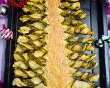 A picture of step 5 of Christmas Tree Bread.