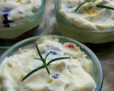 Sajttorta pohárban recept fázis 2 fotója