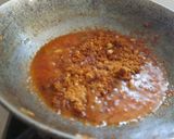 A picture of step 3 of Paneer kadai.
