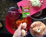 Foto langkah ke 2 dari resep Nugget Ayam Sayuran.