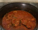 A picture of step 7 of Grilled fish | tomatoe sauce | fish stew.