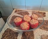 Foto del paso 8 de la receta: Tomates rellenos con atún y puré 🍅🍅