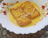 A picture of step 2 of Hot rusk pudding.