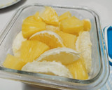 Foto del paso 1 de la receta: Helado de piña, naranja y limón