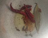 A picture of step 6 of Cholar Dal.