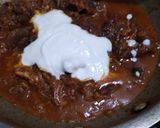 A picture of step 5 of Mutton kadahi.