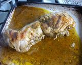 Foto del paso 10 de la receta: Pollo arrollado con papas al horno y salsa blanca