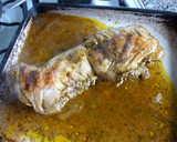 Foto del paso 10 de la receta: Pollo arrollado con papas al horno y salsa blanca