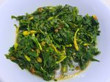 Tumis pakis bunga pepaya