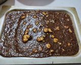 A picture of step 4 of Nutella cheese cake.