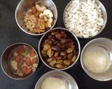 A picture of step 1 of Khajoor energy bar.