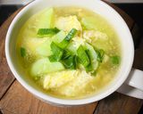 Foto langkah ke 3 dari resep Sup Timun & Telur.