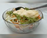 A picture of step 1 of Chicken vegetables Bread rolls.