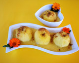 Foto del paso 7 de la receta: Manzana Golden en almíbar sobre natillas
