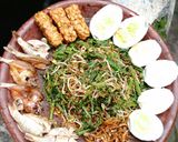 Foto langkah ke 5 dari resep Urap sayuran lengkap dgn lauk ala kampung.