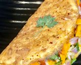 A picture of step 6 of Mango Salsa Omelet.