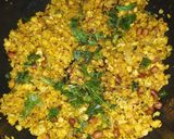A picture of step 8 of Corn poha.