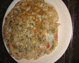 A picture of step 2 of Omelette cheese sandwich.