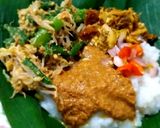 Foto langkah ke 5 dari resep Bubur Bali Bumbu Kacang#Bubuh Bali Mebase Kacang.