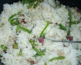A picture of step 5 of Sesame rice.