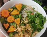 Foto langkah ke 5 dari resep Mie ayam lethek + sayuran.