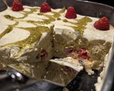 Une image de l'étape 5 de Tiramisu pistache et framboises sans lactose.