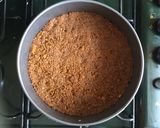 A picture of step 3 of Pomegranate Cheesecake.