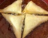 A picture of step 7 of Chicken Samosa/Chicken Kheema Samosa.