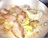 A picture of step 1 of Fried rice,ovacado and baked beef.