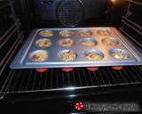 Αλμυρά muffins με κρεμμύδια, μπέικον και τυριά φωτογραφία βήματος 13