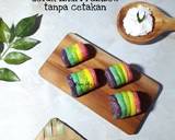 Cara Membuat Getuk lindri rainbow tanpa cetakan 6