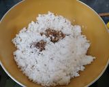 A picture of step 1 of Rosher Puli/A makar Sankranti recipe from Bengal.