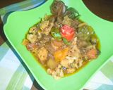 A picture of step 6 of Mix vegetables with chapati..