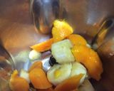 A picture of step 1 of Mango banana shake (without sugar & ice).