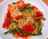 Hình bước làm 4 của món Gỏi som tum Thái Lan