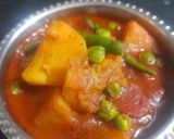 আলু মটর কারি (Aloo matar curry recipe in Bengali) রেসিপির ধাপ 7 ছবি