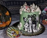 Foto del paso 2 de la receta: Torta de fantasmas!! B💀💀ooo👻👻👻