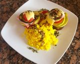 Foto del paso 6 de la receta: Torres de verdura, con jamón y arroz amarillo #recetariocamino
