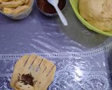Foto langkah ke 5 dari resep Roti Goreng Pisang Coklat.