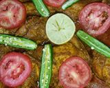A picture of step 5 of Chicken Tikka Karahi.